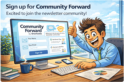 Sign up for Community Forward by Smartwebs