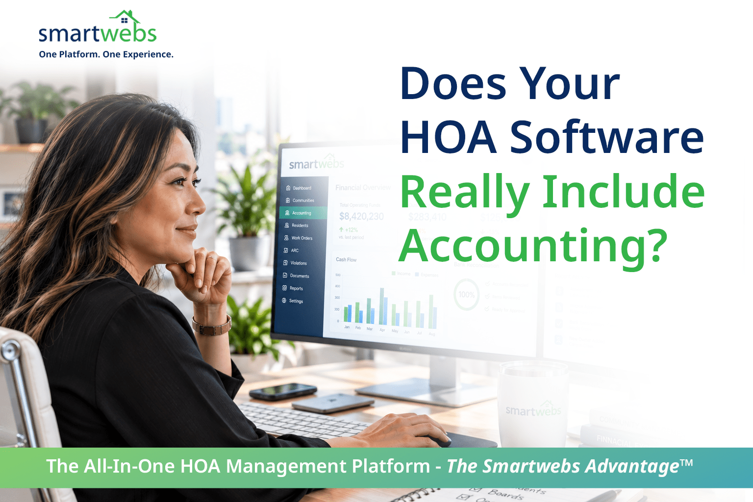 HOA management software with accounting connecting community operations and financial information